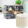 thumbnail image 3 of Rongfmy Raffia Paper Ribbon Twine for Gift Package Box Wrapping Packing Milky White, 3 of 9