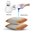 thumbnail image 6 of Waterproof Outdoor Throw Pillows with Inserts 12"x20", Burnt Orange Ombre Soft Decorative Pillowcases for Couch Bedroom, Modern Grey Gradient Farmhouse Art Pillow Covers for Sofa Living Room, 6 of 8