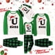 thumbnail image 1 of Pijamas familiares con estampado de cuadros navideños de moda, mono de bebé, monos de poliéster para bebé, 1 of 4