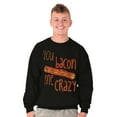 thumbnail image 5 of Bacon Me Crazy Funny Food Meat Eater Sweatshirt for Men or Women Brisco Brands S, 5 of 6