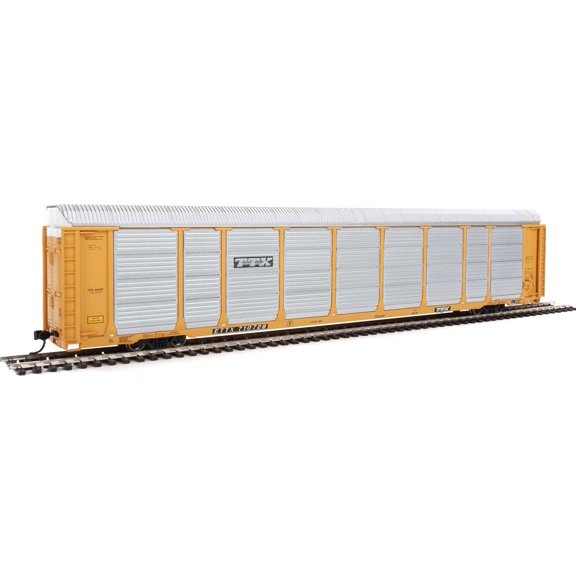 Walthers Proto HO Scale 89' Tri-Level Auto Carrier TTX/ETTX Flat #331197/710728