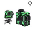 thumbnail image 1 of Lottomr Nivel 12 Líneas 3D Verde Rojo Verde Alta Precisión Lottomr Haz Línea Autonivelante Herramienta De Medida Us/Eu/Uk/Au 360 ° Yuarrent TO005131-00, 1 of 7
