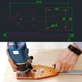 thumbnail image 3 of Milling Circle Trimming Machine Balance Board with Track Circle Cutting Jig DIY, 3 of 9