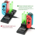 thumbnail image 4 of Controller Charger Dock for Switch, 6-in-1 Charging Station for Switch Joy-Con Controllers and Pro Controller Black (Not for PowerA Pro Controller), 4 of 6