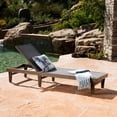 thumbnail image 3 of Joqixon Chaise Longue de Patio Extérieure Inclinable Portable, Ensemble de 1, Gris, 3 of 8