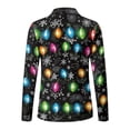thumbnail image 5 of Jeiento Women's Golf Shirts, Long Sleeve Casual Tops, Xmas Lights, V Neck Moisture Wicking Quick Dry Sun Protection Top for Festival Parties and Daily Wear, 5 of 7