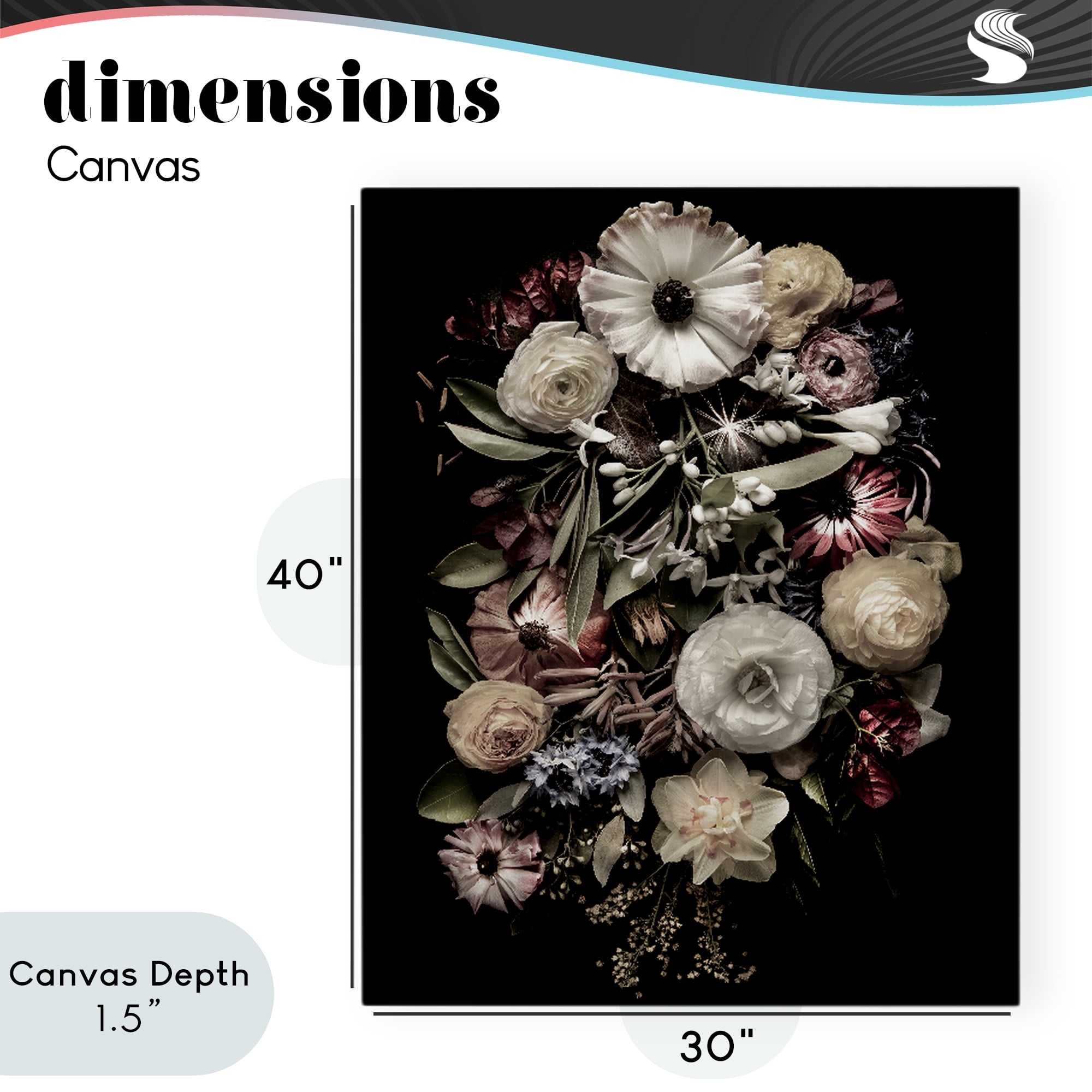Stupell Industries Pale Yellow Roses Cluster Canvas Wall Art, design by Carl Kravats