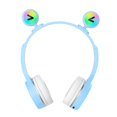 thumbnail image 4 of Auriculares con Micrófono Tipo C Soledad Almohadillas Suaves 3.5 mm Estéreo RGB Azul, 4 of 7