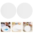 thumbnail image 4 of White Painting Canvas 6Pcs 7.9In Round Canvas Drawing Board, 4 of 7