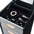 thumbnail image 3 of AC01167 Jewelry Armoire, Black, Silver & Gold Finish - Myles ( 1Pc/1Ctn ), 3 of 6