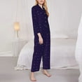 thumbnail image 3 of Naloa Symboles Mathématiques Imprimés Pyjamas pour Femmes Ensemble, Ensembles de Pyjamas pour Femmes, Ensembles de Détente pour Femmes, 2 Pcs pour Femmes-TG, 3 of 7