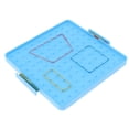 thumbnail image 4 of s de placa de uñas de plástico Juego de rompecabezas de de áticas para Geometría de áticas Juguetes educativos R Baoblaze Placa de tabla de uñas Geoboard Math, 4 of 8