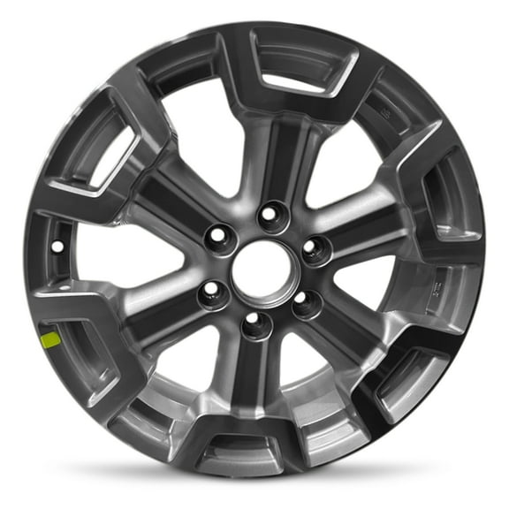 For 2016-2024 Nissan Titan XD 20 Inch Machined Face with Painted Inlay Silver Alloy - New OEM Rim - Road Ready Car Wheel