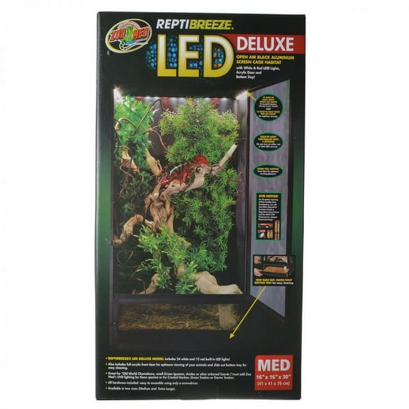 ZM LED REPTI BREEZE SCRN 16X16X30