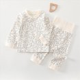 thumbnail image 2 of TOWED22 Boys Girls Pajamas 2Piece Toddler Kids Pjs Sets Cotton Toddler Clothes Sleepwears 3 6 9 12 18 24 Months 2t 3t 4t 5t 6t 7t 8t 9t(Light Gray,6-9 M), 2 of 7