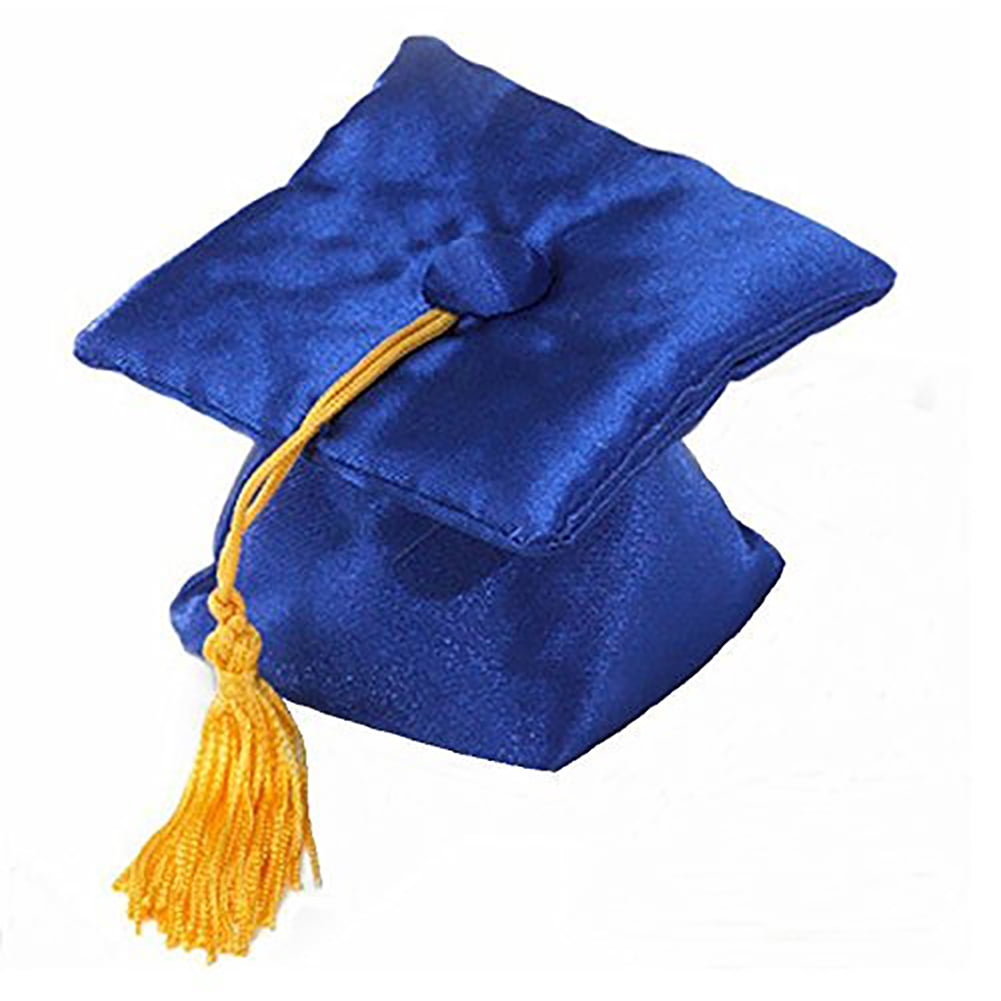 Gund Graduation Hat Beanbag 3" Blue 