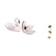 thumbnail image 5 of Esculturas de cisne de resina con forma de hoja, figuras de cisne de metal, adorno para pastel con forma de hoja, adorno nórdico creativo, estatua, 5 of 8