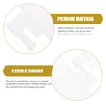 thumbnail image 4 of OULII 10Pcs Garden Decor Plastic Fence Christmas Tree Fences White for Event Planners, 4 of 8