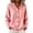 Pink, variant on Luvrsol Cardigan Sweaters for Women Plus Size Hooded Lapel Collar Button Down Knit Jacket Solid Casual Sweater Coat S-3XL