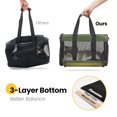 thumbnail image 6 of Conlun Large Cat Carrier,Foldable Pet Carrier with Soft-Sided and Safety Leash,Comfort Travel Carrier for Large Dogs Cats,Green, 6 of 9