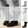 thumbnail image 4 of Taqqpue Women's Mid-Calf Boots Plus Size Fleece Lined Mid Heel Round Toe Warm Comfortable Winter Boots for Women Size 5.5-11 Fashion Casual Shoes Fall Winter Footwear Comfortable, 4 of 10