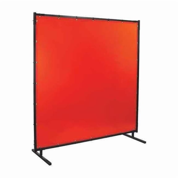 Steiner Industries SB538HD-6X6 6 x 6 in. Welding Curtain Transparent - Orange