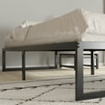 thumbnail image 3 of Merrick Lane Twin Size 14 Inch Black Steel Bed Frame With Steel Slat Support For Any Mattress (No Box Spring Required), 3 of 13