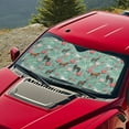 thumbnail image 3 of KUIFORTI Large Windshield Sun Shade for SUV, Truck, Sedan, Van, Foldable Sun Sunshade for Car Front Window Blocks UV Rays and Heat Universal Fit Automotive Interior Protector, Horse Green, 3 of 6