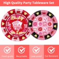 thumbnail image 3 of Princess Birthday Party Decorations, 96 Pcs Four Ever a Princess Plates and Napkins Forks Tableware Set, Girls 4th Birthday Party Supplies Disposable Plates Set for 24, 3 of 7