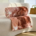 thumbnail image 4 of Qocolhg Thick Throw Blanket for Couch Sofa Bed, Super Soft Cozy Luxury Hotel Blanket for Adults Kids, Silky Flannel Fleece Lightweight Travel Blanket for All Season Use, 28x39 inch, Orange, 4 of 6