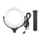 thumbnail image 2 of Lámpara anillo LED RL-10S de 6 pulgadas con trípode, luz suave para fotos y videos en vivo, 3000K-6500K, 10 niveles de brillo, alimentación USB, ideal para streaming y maquillaje., 2 of 6