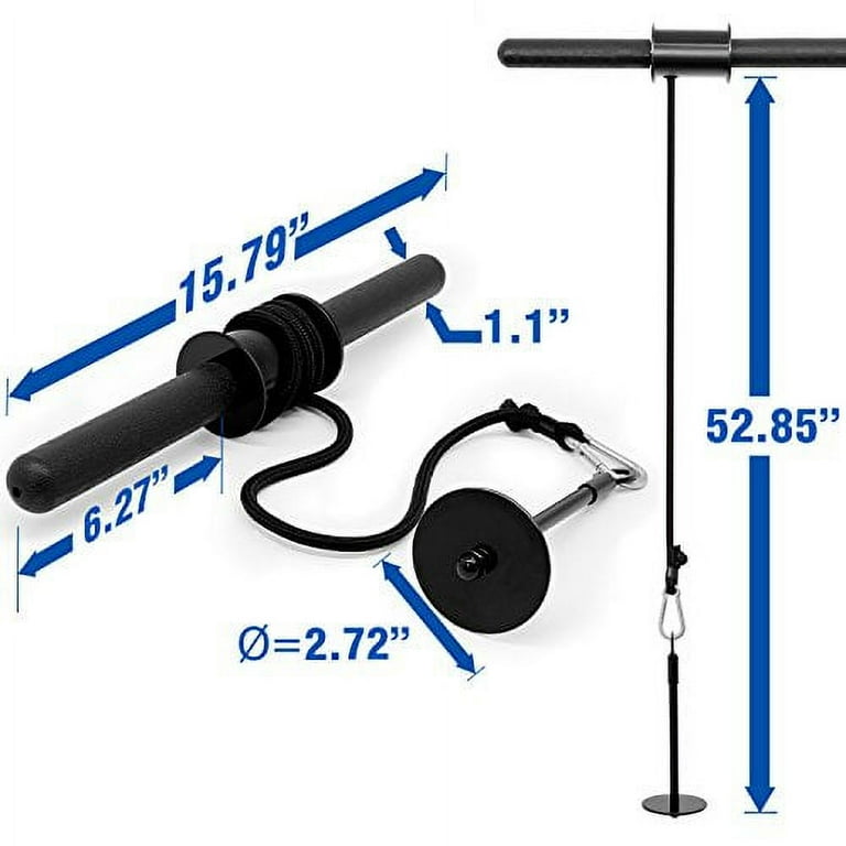 Adjustable Wrist Roller Forearm Exerciser with Grip Handles