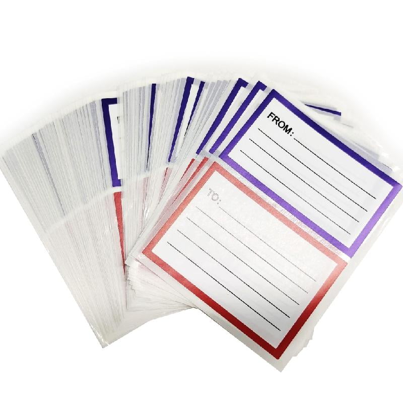 Necvior 50/100/240 Sheets from/to Address Mailing Labels Mail Shipping Label Mail Address Label Stickers for Package