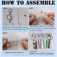 thumbnail image 4 of Beadable Keychain Bars for Keychain Making Metal Beaded Keychain for Jewelry Making Gift Pendant DIY Crafts, 4 of 7