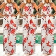 thumbnail image 2 of Ichuanyi Woman Dress Womens Summer Print Boho Long Maxi Evening Party Beach Floral Long Dress, 2 of 6