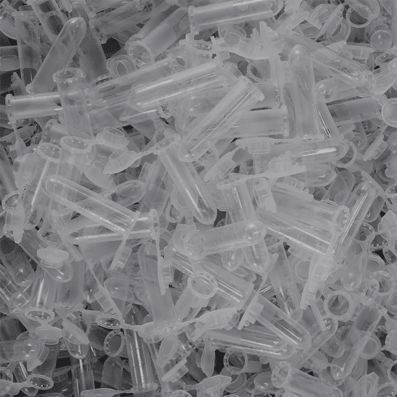 1500Pcs 2Ml Micro-Centrifuge Tube Test Tube Vial Clear Plastic Vials Container Snap Cap for Laboratory Sample Storage