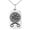 Silver, variant on Stainless Steel Binding Vegvisir Troll Cross Runic Viking Engraved Small Rectangle Dog Tag Charm Pendant Necklace