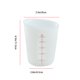 thumbnail image 4 of Billuyoard Taza medidora de 250/500ml, vaso graduado de café con leche, recipiente medidor de silicona para cocina de laboratorio Type4 NO4 Billuyoard  HA9187-01B, 4 of 6