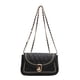 thumbnail image 1 of Bolso bandolera para mujer con bandolera ajustable Bolso bandolera de piel sintética negro, 1 of 5