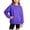 #A03-Purple, variant on Girls Crewneck Sweatshirt Fleece Solid Long Sleeve Girls Pullover Top Cotton Sweaters for Girls 10-12 Comfort Winter Clothes for Tween Girls