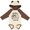 Natural & Brown w Ears, variant on Inktastic Summer Vacation Mode Cocoa Beach Florida Boys or Girls Long Sleeve Baby Bodysuit