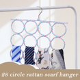 thumbnail image 2 of 28 Ring Scarf Wraps Shawl Storage Hanger Scarf Rack Hanger Hanging Scarf Hijab Tie, 2 of 7