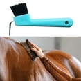 thumbnail image 3 of Horse Hoof Tool Wear-resistant Compact Plastic Horse Grooming Horseshoe Brush for Professional Use, 3 of 6