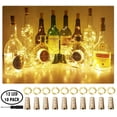 thumbnail image 2 of Guirnalda de luces Aluan para botellas de vino, 12 LED, paquete de 10, 2 of 8