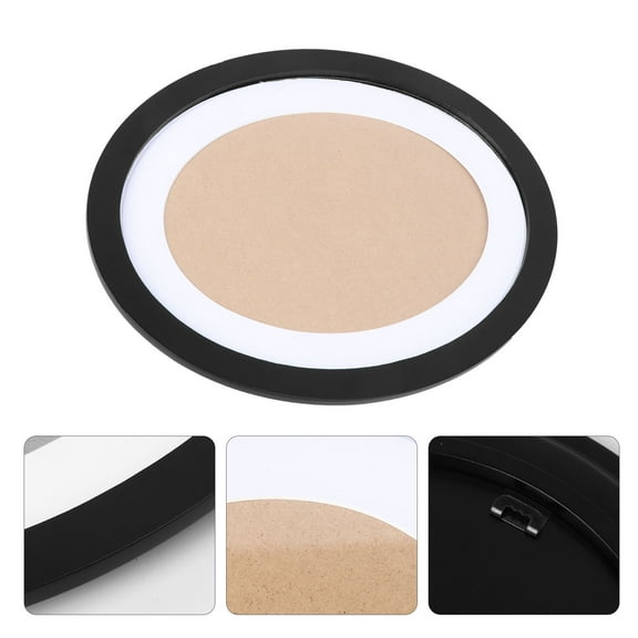 Pawsdot Simple Elegant Black Oval Photo Frame for Home Wall Decoration