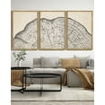 thumbnail image 6 of SHENIFY large 24x36in3pcs Natural Framed Farmhouse Set Gray Wood Tree Ring Spirals Nature Abstract Drawings Wall Art Vintage Rustic Modern Art Decor for Living Room Bedroom, 6 of 6