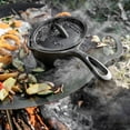 thumbnail image 7 of Petromax Cast Iron Saucepan with Basting Lid, Side Spouts and Assist Handle, Cook on Stove or Over Campfire, 1.1 Quart, 7 of 7