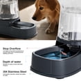 thumbnail image 4 of Dispensador automático de agua para perros Gardner Pet de acero inoxidable 3.85L, 4 of 7
