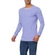 thumbnail image 4 of Camiseta de hombre INSPIRE CHIC de rayas, cuello redondo, de manga larga, top pullover 46, raya azul, 4 of 7