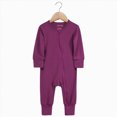 thumbnail image 2 of mgoYE Baby Boy Clothes 6-9 Months Baby Long Sleeve Romper Jumpsuit, Premium Soft One Piece Pajamas Boy Girl 2-Way Zipper Coverall Sleeper(Wine,18-24 Months), 2 of 9